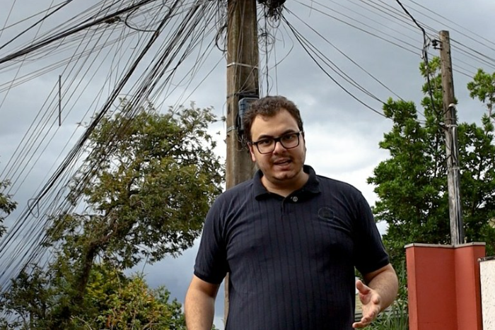 Vereador apresenta projeto para organizar e remover fios soltos em Apucarana