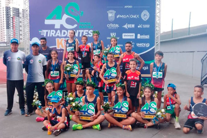 Atletas kids de Apucarana conquistam medalhas na Prova Tiradentes